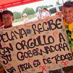 Con obras, gobierno departamental llegó a Pelaya
