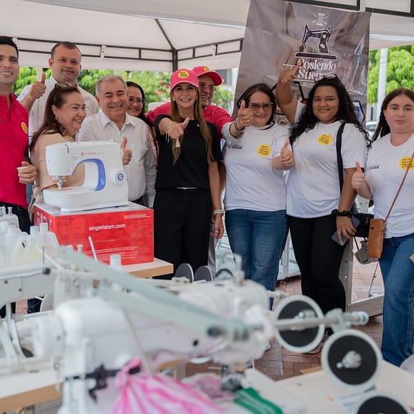 Gobierno departamental le sigue cumpliendo con obras sociales a Bosconia