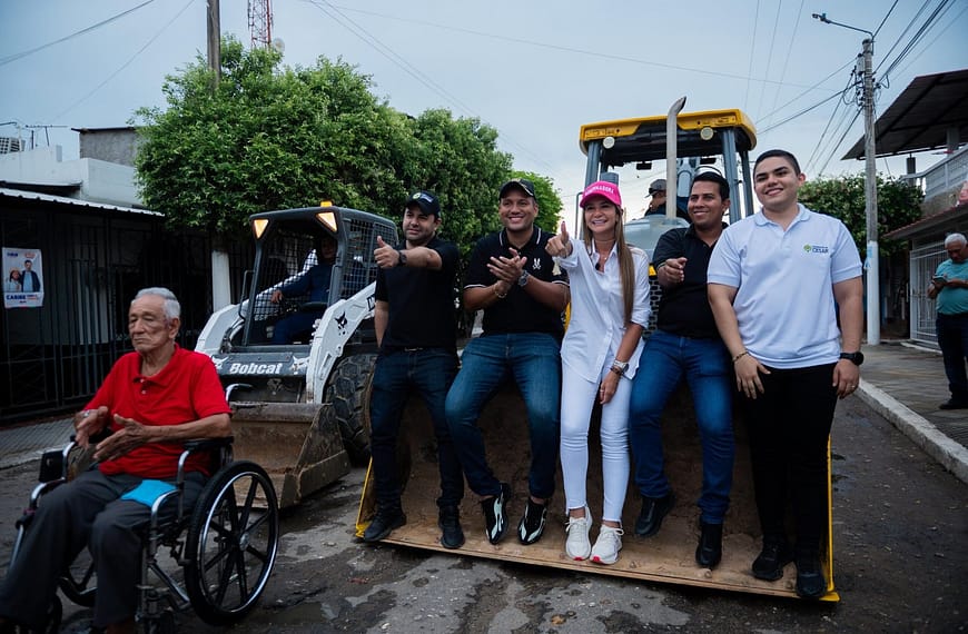 Obras del gobierno departamental para el progreso de Gamarra