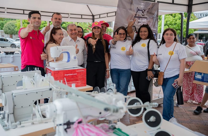 Gobierno departamental le sigue cumpliendo con obras sociales a Bosconia