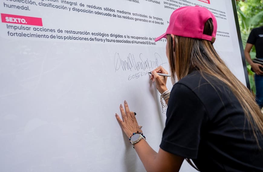 Gobierno Departamental firmó Acuerdo de voluntades para proteger humedales El Eneal